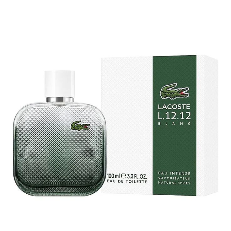 Lacoste L.12.12 Blanc Eau Intense Eau de Toilette Spray 100ml / 3.4oz for Men