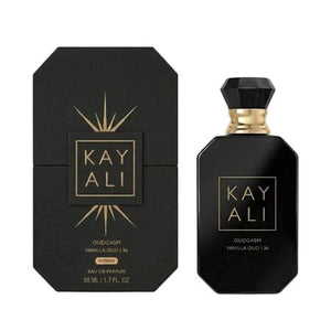 Kayali Oudgasm Vanilla Oud 36 Eau de Parfum Intense 50ml diamond bottle with jewelled cap