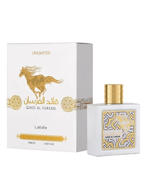 Lattafa Qaed Al Fursan Unlimited Eau de Parfum 100ml bottle