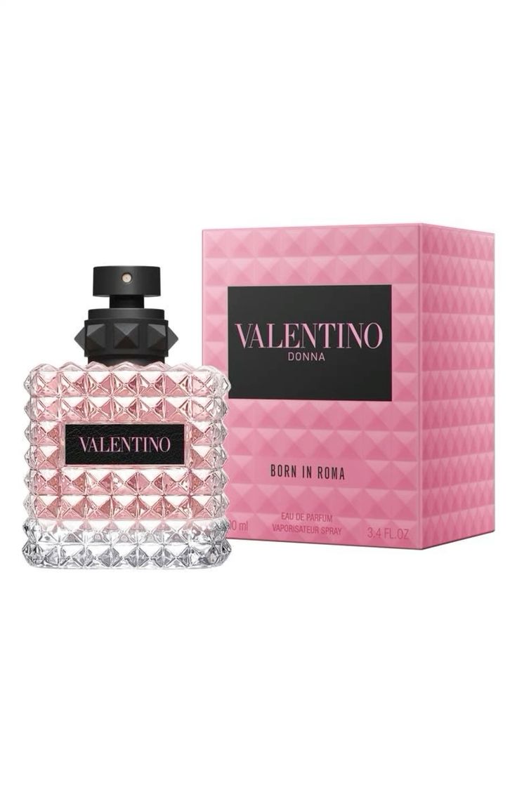 Valentino Donna Born in Roma EDP 100ml studded pink perfume bottle for women