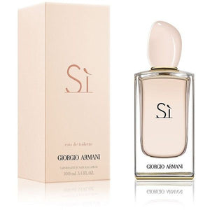 Giorgio Armani Si Eau De Toilette Spray for Women 100ml 3.4 oz bottle and box