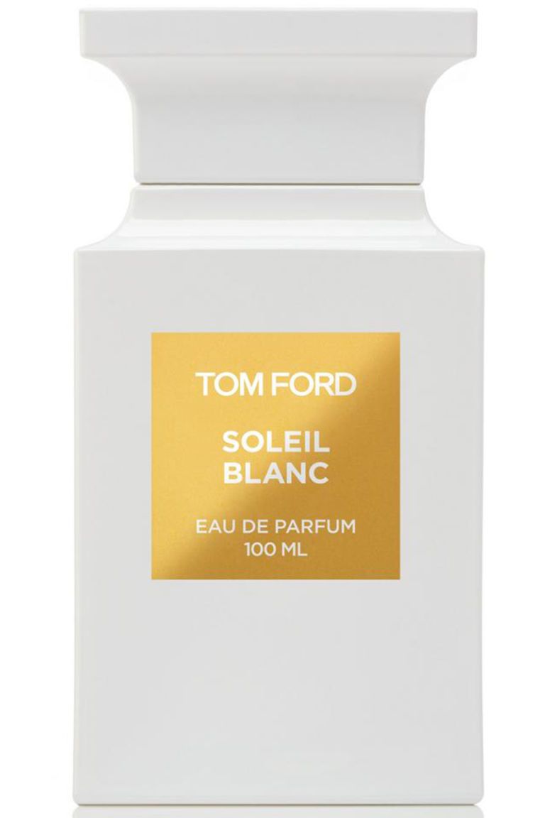 Tom Ford Soleil Blanc Eau de Parfum 100ml unisex perfume white bottle with gold label