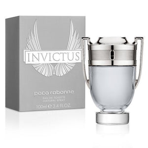 Paco Rabanne Invictus Eau De Toilette Spray for Men 100ml 3.4 oz trophy bottle and box
