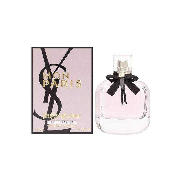 Yves Saint Laurent Mon Paris EDP 90ml pink perfume bottle with box for women