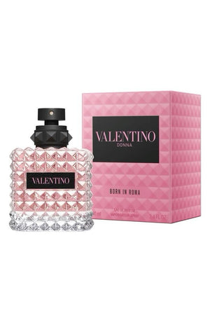 Valentino Donna Born in Roma EDP 100ml studded pink perfume bottle for women