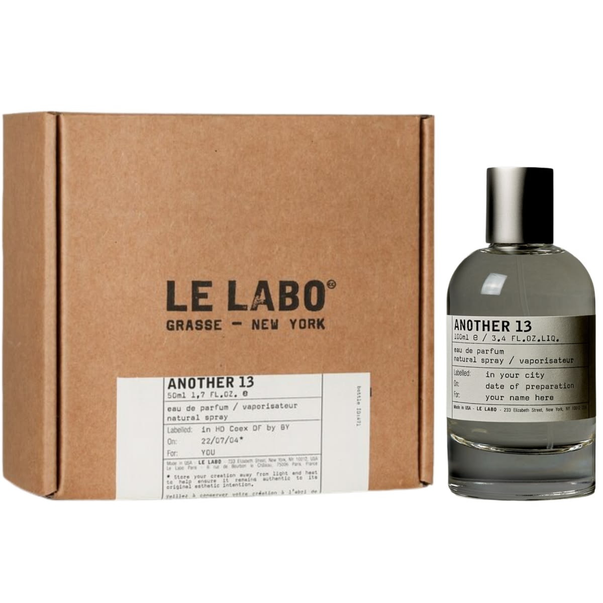 Le Labo Another 13 Eau de Parfum Spray 100ml bottle with box, front view